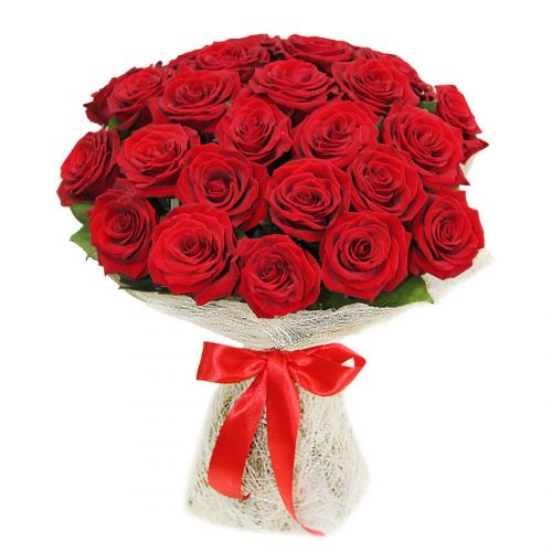 Букет 25 красных роз - купить с доставкой по Александров-Гаю